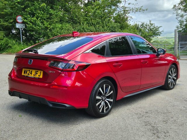 Honda Civic 2024 2.0 H I-mmd Elegance Hatchback Hyb WK24JFJ Red #4