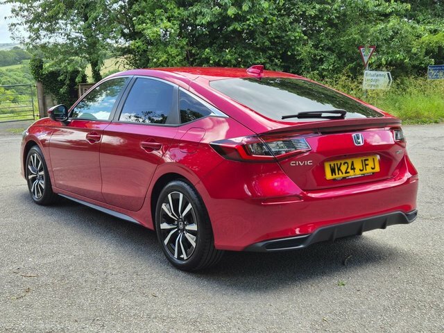 Honda Civic 2024 2.0 H I-mmd Elegance Hatchback Hyb WK24JFJ Red #3