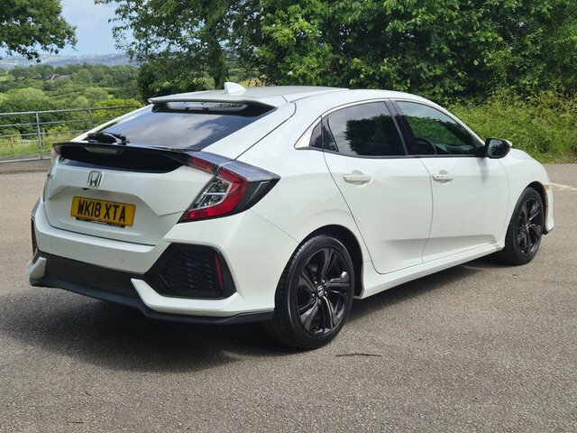 Honda Civic 2018 1.0 Vtec Turbo Ex Hatchback WK18XTA White #4