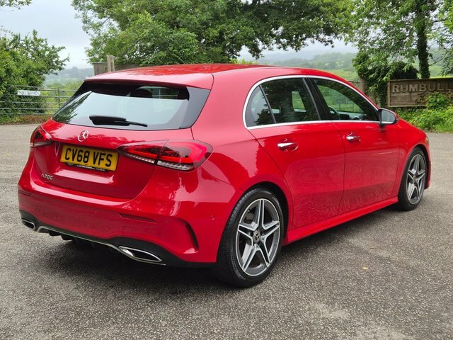 Mercedes-Benz A Class 2018 1.3 A200 Amg Line Premium Hatchback Pet CV68VFS Red #4
