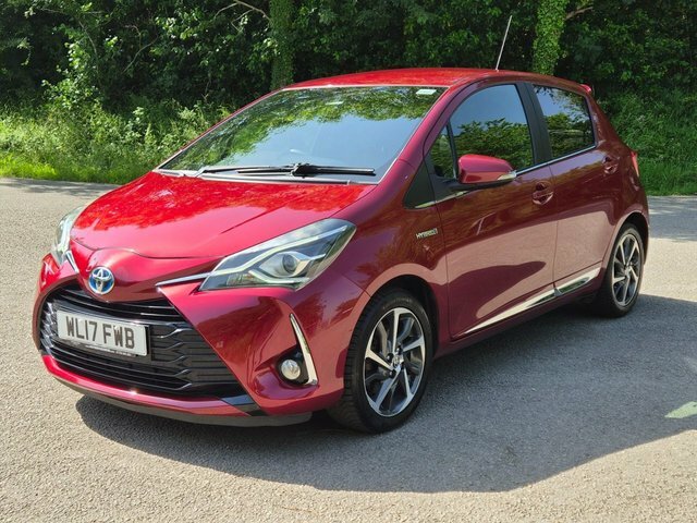 Toyota Yaris 2017 1.5 Vvt-h Excel Hatchback Hybrid E WL17FWB Red #2