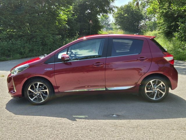 Toyota Yaris 2017 1.5 Vvt-h Excel Hatchback Hybrid E WL17FWB Red #6