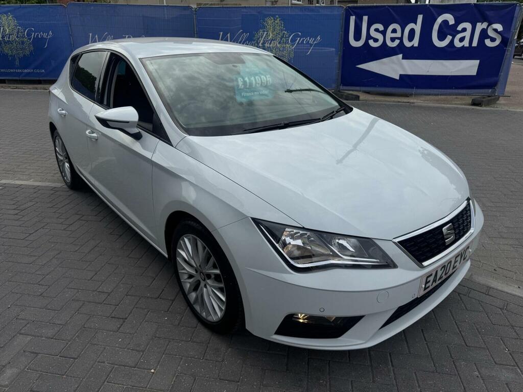 Seat Leon Hatchback 1.0 Tsi Se Dynamic Euro 6 Ss 202 White #2