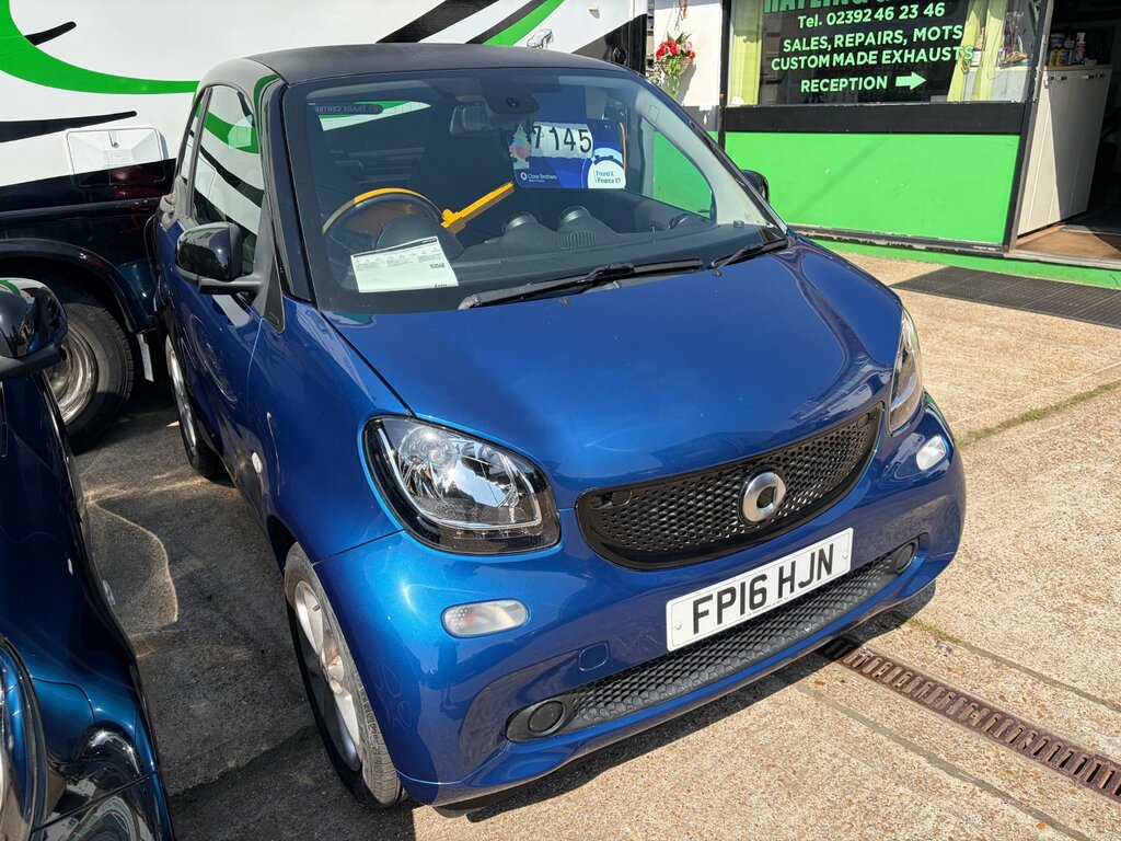 Smart Fortwo Coupe 1.0 Passion Coupe Twinamic Euro 6 Ss Blue #2