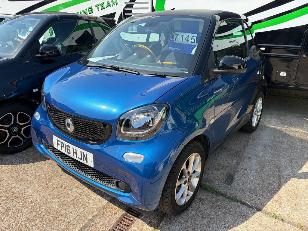 Smart Fortwo Coupe 1.0 Passion Coupe Twinamic Euro 6 Ss Blue