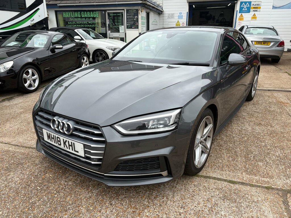 Audi A5 2.0 Tfsi S Line Coupe S Tronic Euro 6 Grey #3