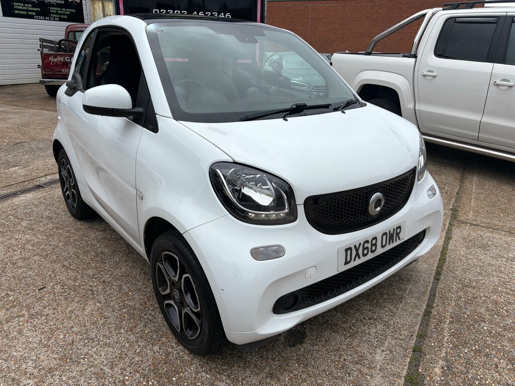 Smart Fortwo Coupe 1.0 Prime Premium Coupe Twinamic Euro White