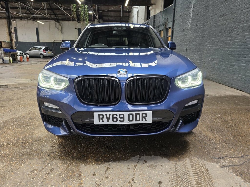 BMW X3 2L M Sport RV69ODR Blue #2