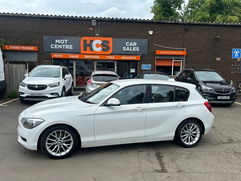 BMW 1 Series M Sport White #1