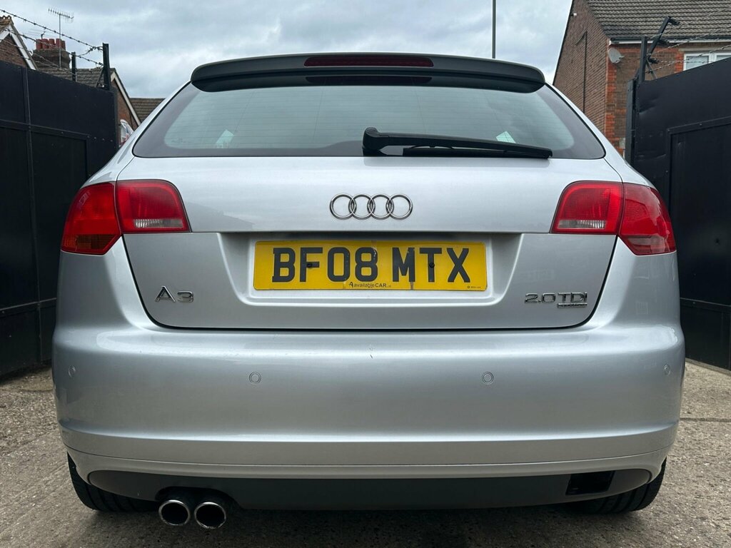 Audi A3 2.0 Tdi S Line Sportback Quattro Silver #6