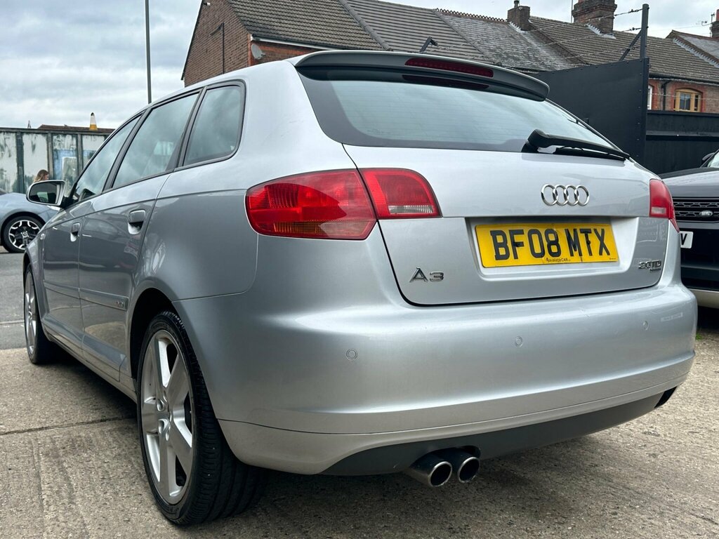 Audi A3 2.0 Tdi S Line Sportback Quattro Silver #5