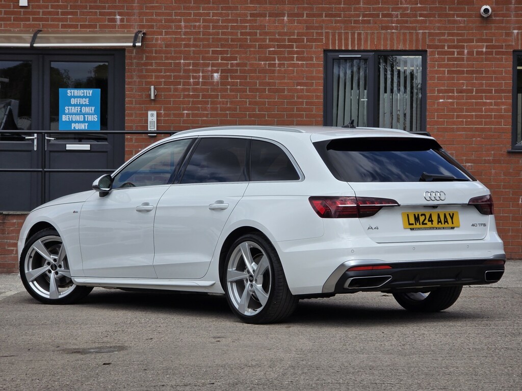 Audi A4 Avant 2.0 Tfsi 40 S Line LM24AAY White #2