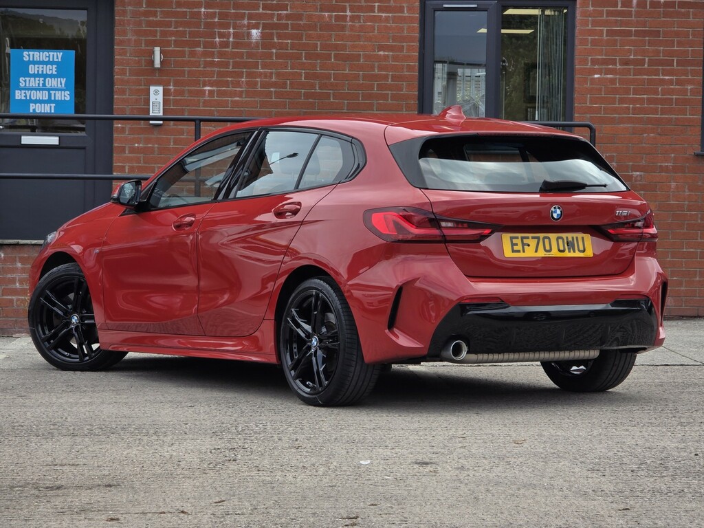 BMW 1 Series 1.5 118I M Sport EF70OWU Red #2