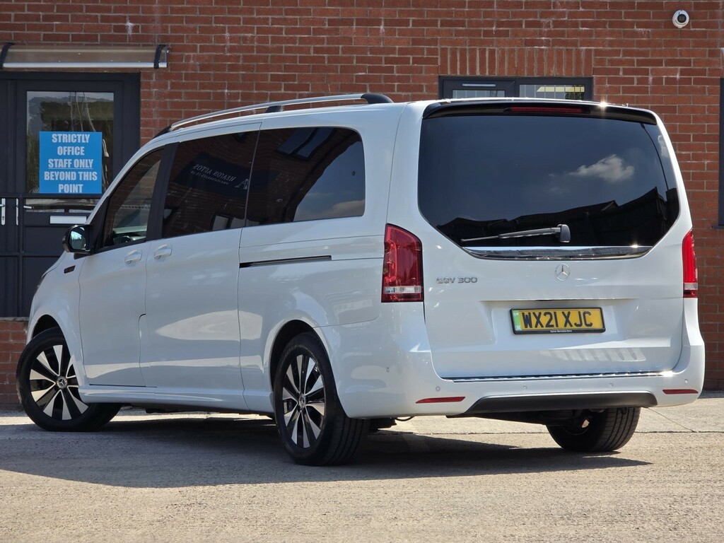 Mercedes-Benz EQV Mpv White #2