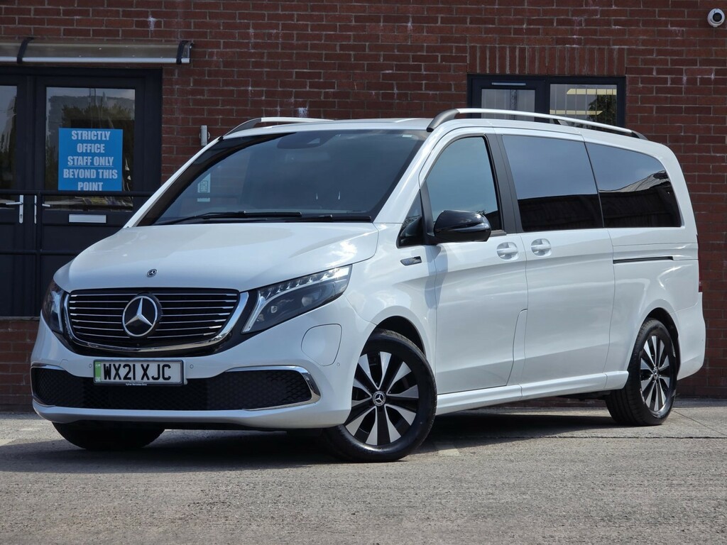 Mercedes-Benz EQV Mpv White #5