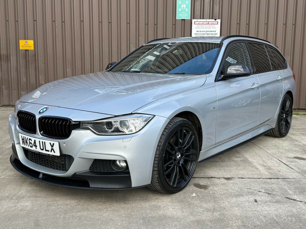 BMW 3 Series 3.0 335D Xdrive M Sport Touring WK64ULX Silver #2