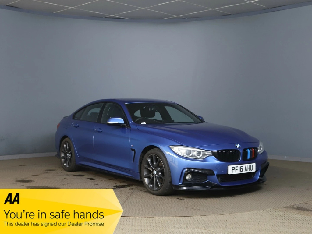 BMW 4 Series Gran Coupe 2.0 420I M Sport Gran Coupe Blue