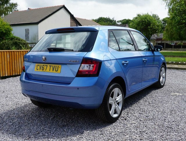 Skoda Fabia Tsi Se L Hatchback CV67TVU Blue #3