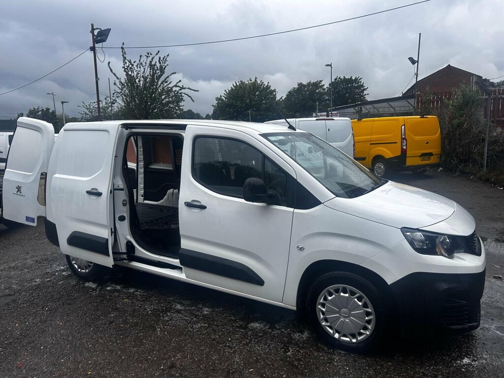 Peugeot Partner 1.5 Bluehdi 950 Professional Long Panel Van Lwb Eu White #3