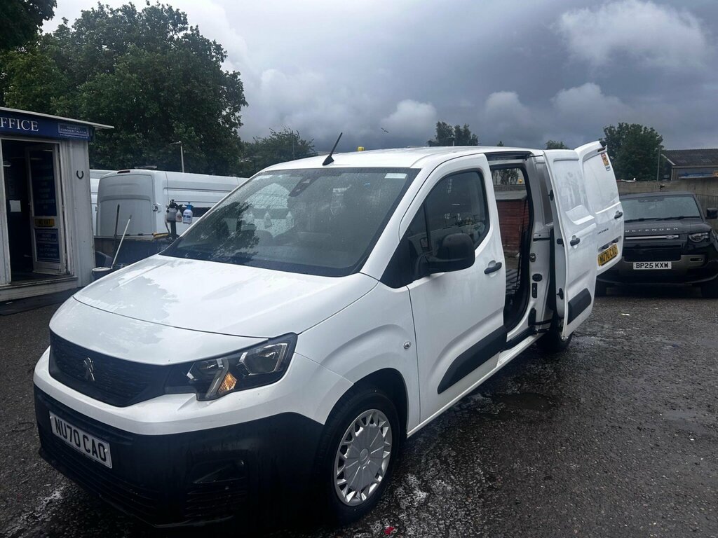 Peugeot Partner 1.5 Bluehdi 950 Professional Long Panel Van Lwb Eu White #2