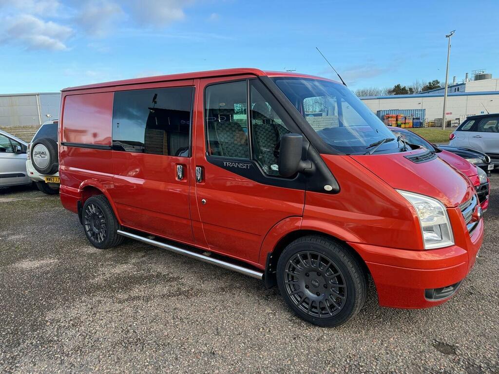 Ford Transit Custom Double Cab Van 280 Limited Lr Dcb 6 Seater 2012 Orange