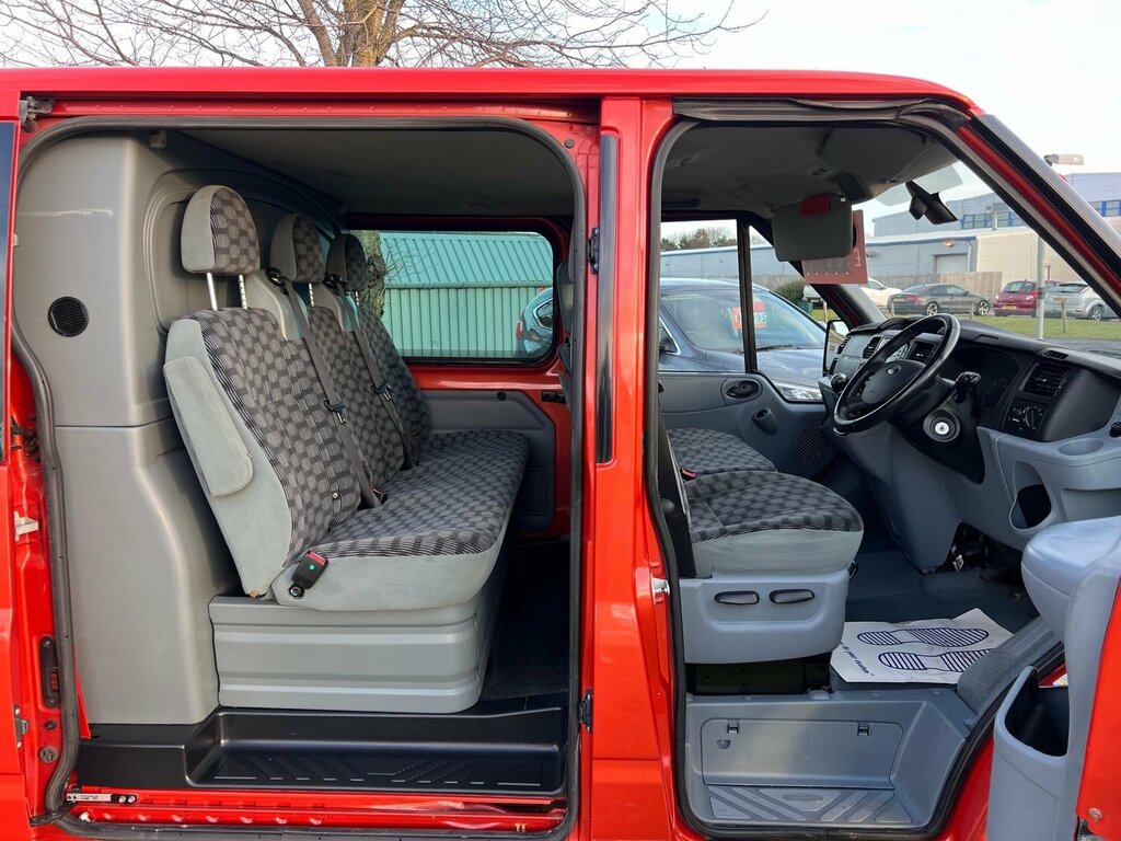 Ford Transit Custom Double Cab Van 280 Limited Lr Dcb 6 Seater 2012 Orange #2