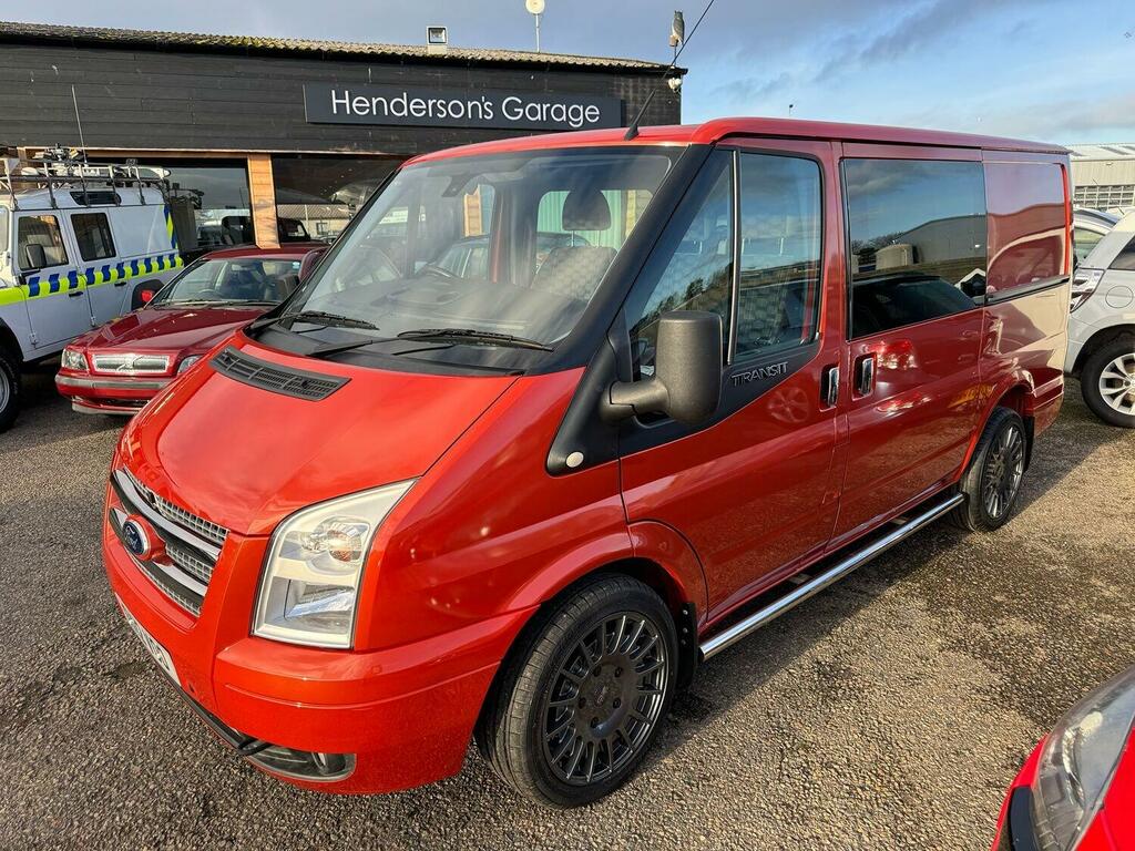 Ford Transit Custom Double Cab Van 280 Limited Lr Dcb 6 Seater 2012 Orange #3