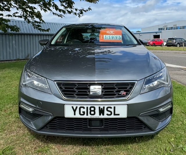Seat Leon Hatchback 1.4 Tsi Fr Technology 2018 Grey #3