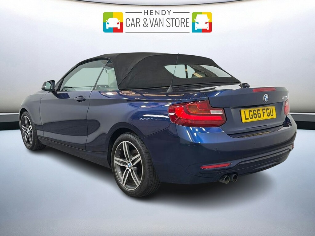 BMW 2 Series 220I Sport Convertible Blue #6