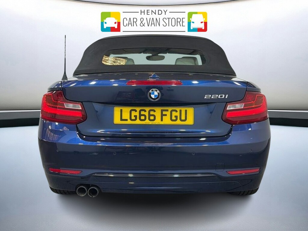 BMW 2 Series 220I Sport Convertible Blue #5