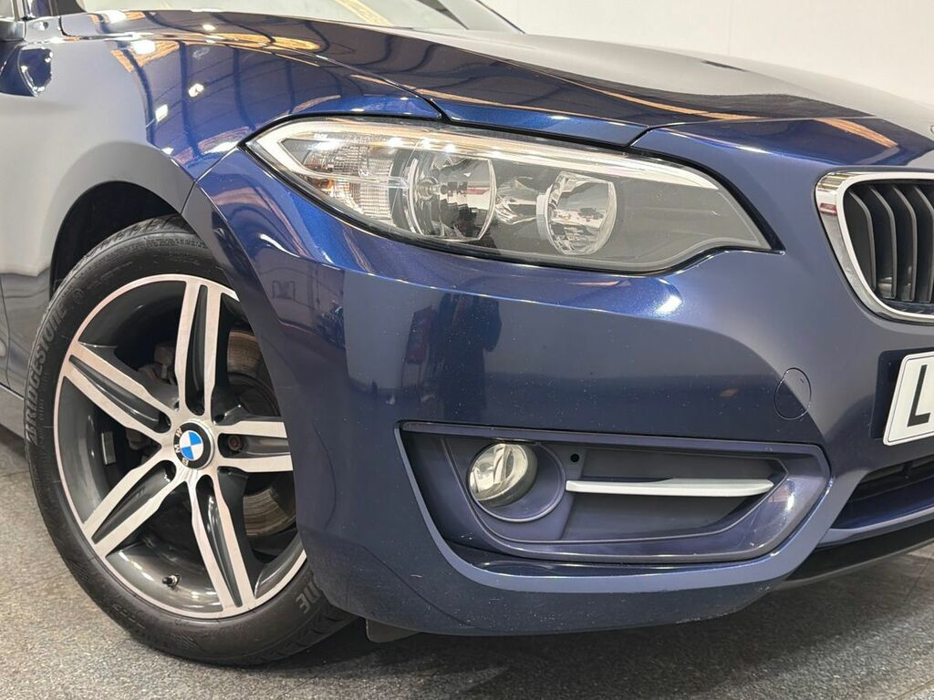 BMW 2 Series 220I Sport Convertible Blue #3