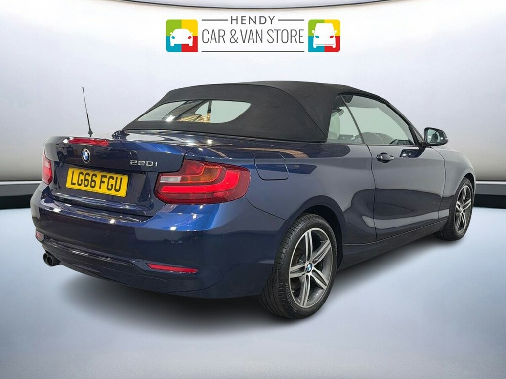 BMW 2 Series 220I Sport Convertible Blue #4