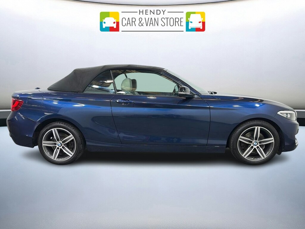 BMW 2 Series 220I Sport Convertible Blue #2