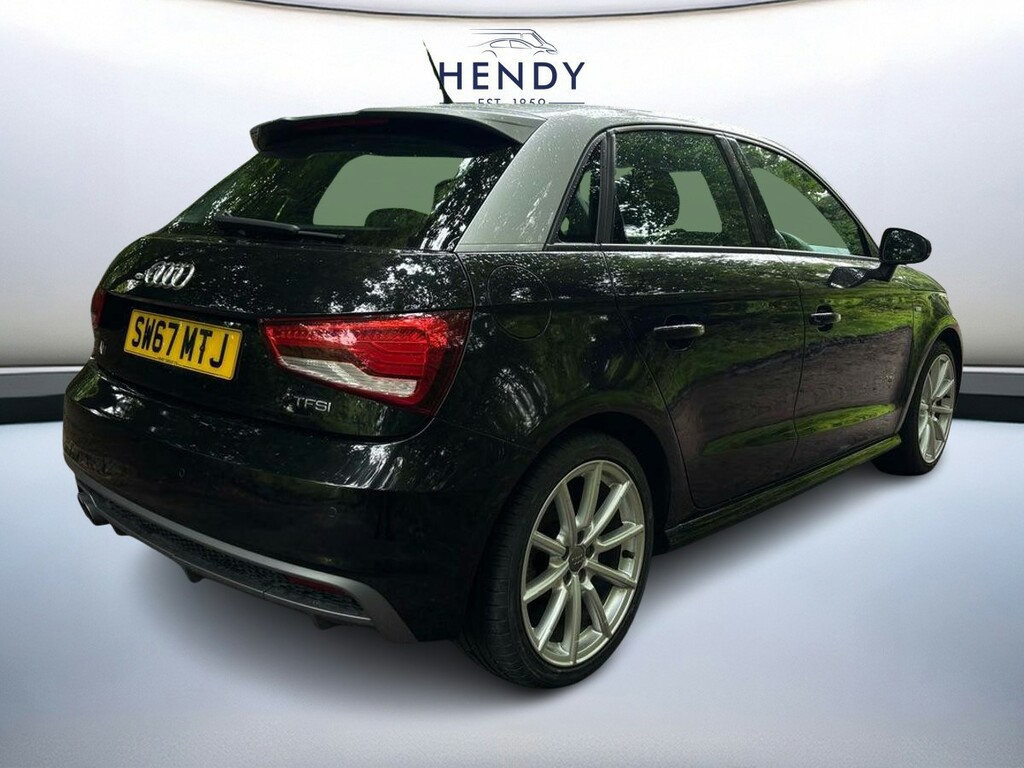 Audi A1 1.4 Tfsi S Line Nav S Tronic Black #4