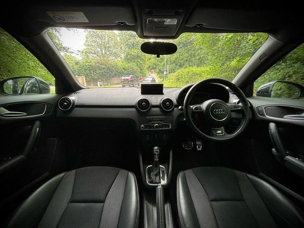 Audi A1 1.4 Tfsi S Line Nav S Tronic Black #3