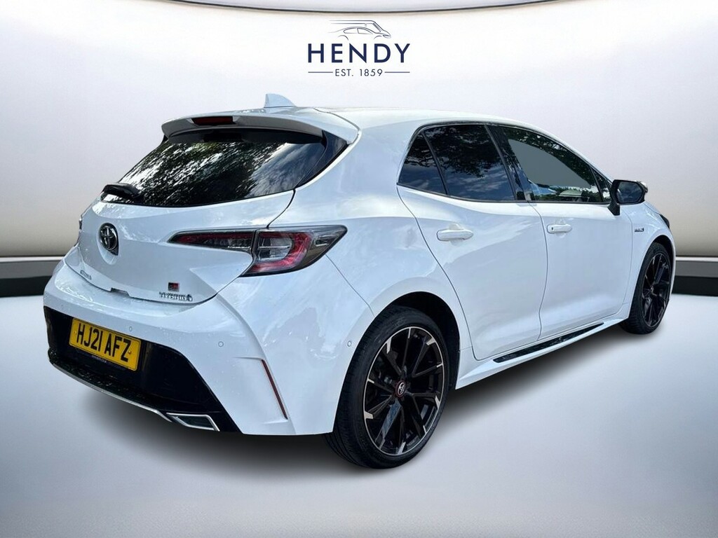Toyota Corolla 1.8 Vvt-i Hybrid Gr Sport Cvt HJ21AFZ White #4