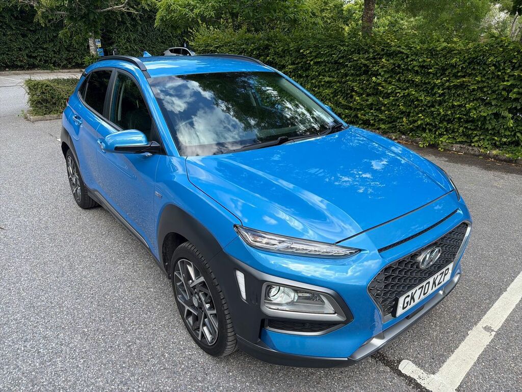 Hyundai Kona 1.6 Gdi Hybrid Premium Se Dct GK70KZP Blue #5