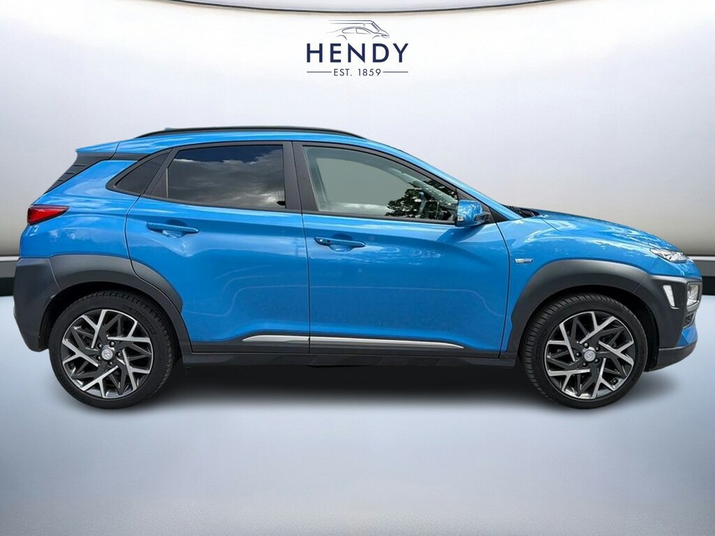 Hyundai Kona 1.6 Gdi Hybrid Premium Se Dct GK70KZP Blue #2