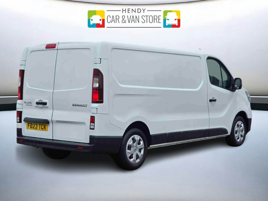 Renault Trafic Ll30 Blue Dci 130 Advance Van FD23TCK White #3