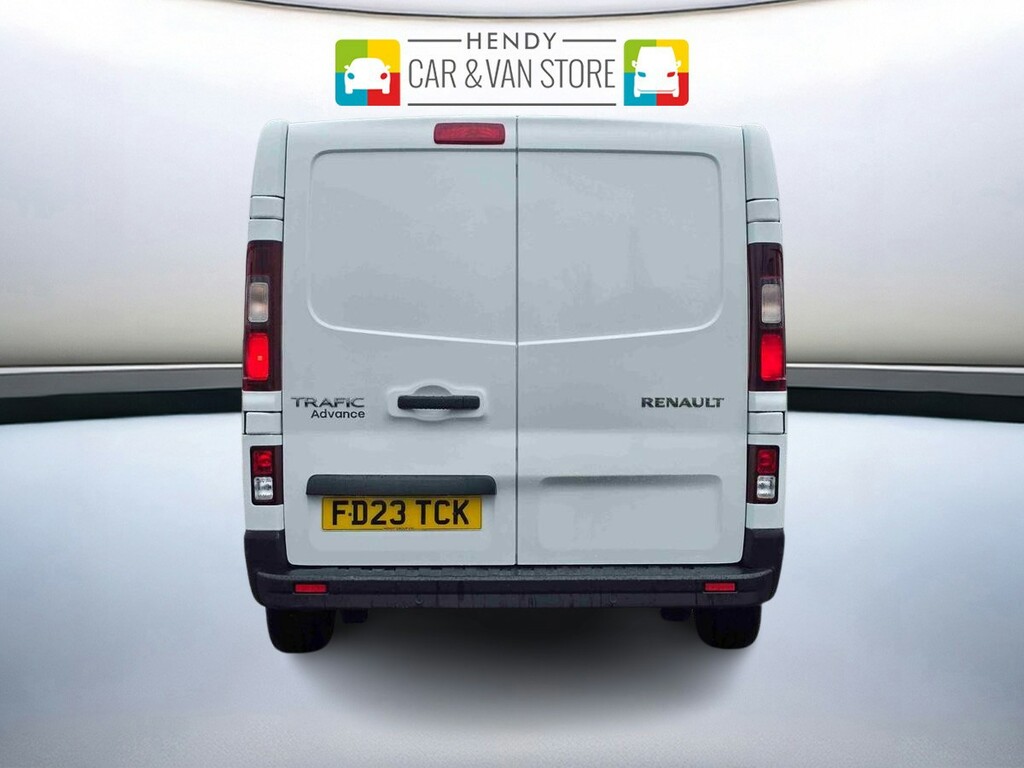 Renault Trafic Ll30 Blue Dci 130 Advance Van FD23TCK White #4