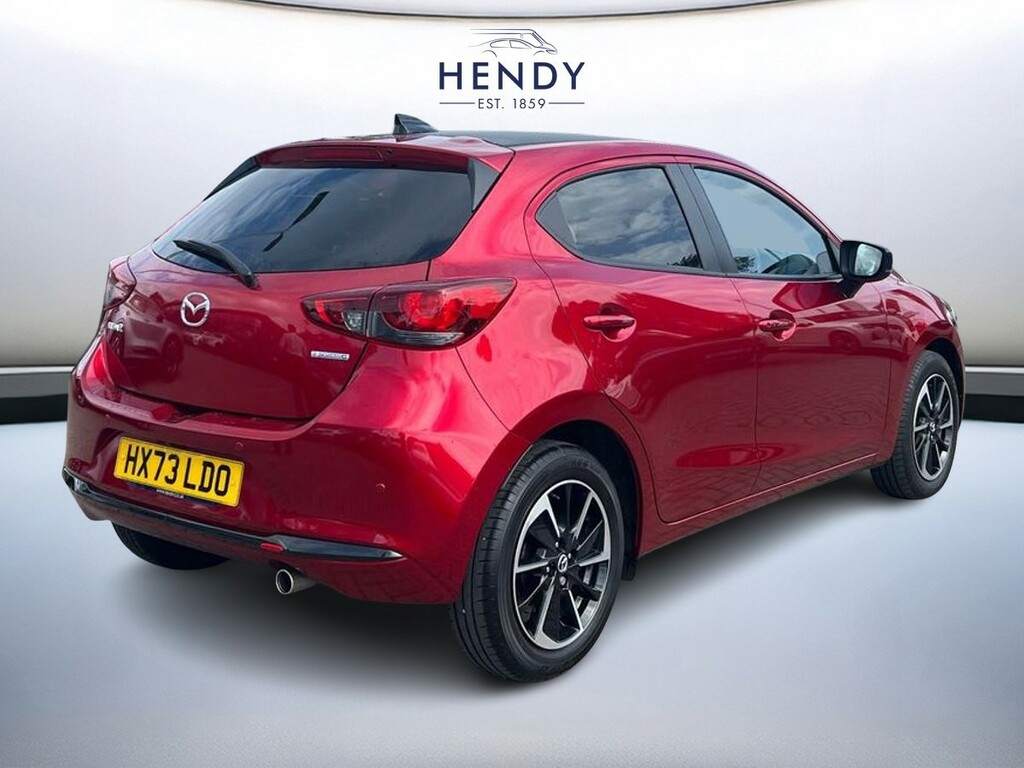 Mazda 2 1.5 E-skyactiv G Mhev 115 Homura Aka HX73LDO Red #4