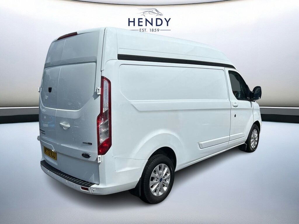 Ford Transit Custom 2.0 Ecoblue Hybrid 130Ps High Roof Limited Van MT72VJJ White #3