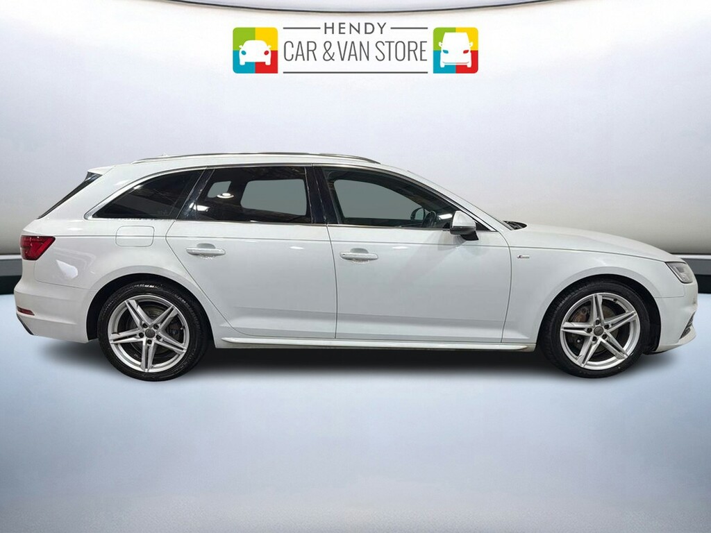 Audi A4 Avant 2.0 Tdi 190 S Line S Tronic KM66OGU White #2