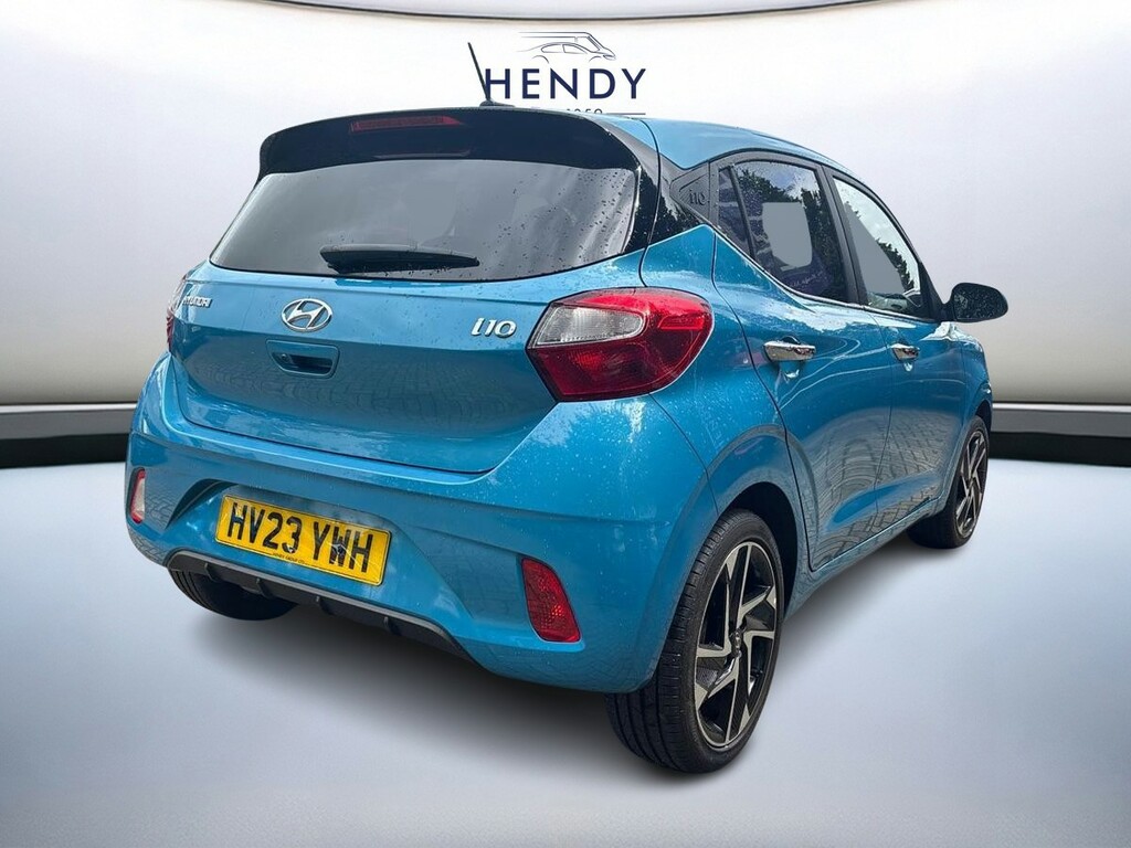 Hyundai I10 1.2 Mpi Premium HV23YWH Blue #4
