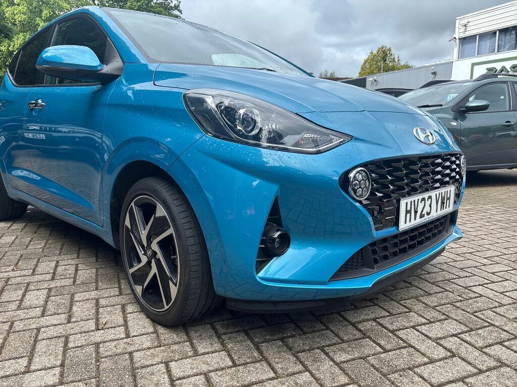 Hyundai I10 1.2 Mpi Premium HV23YWH Blue #3