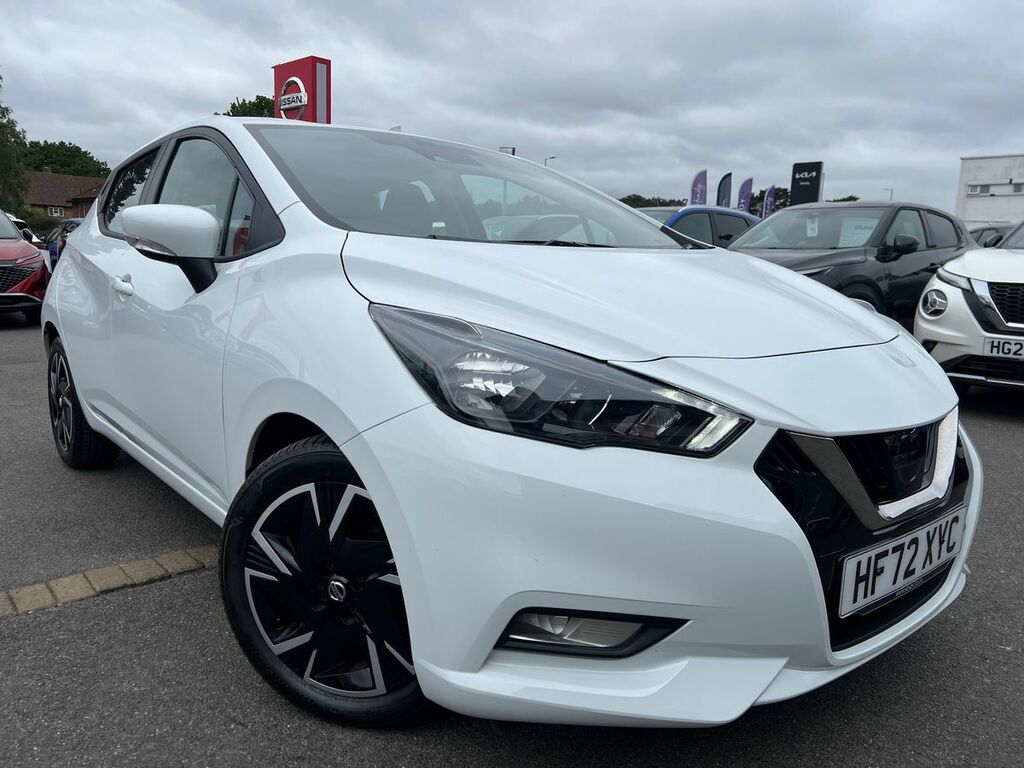 Nissan Micra 1.0 Ig-t 92 Acenta HF72XYC White #3