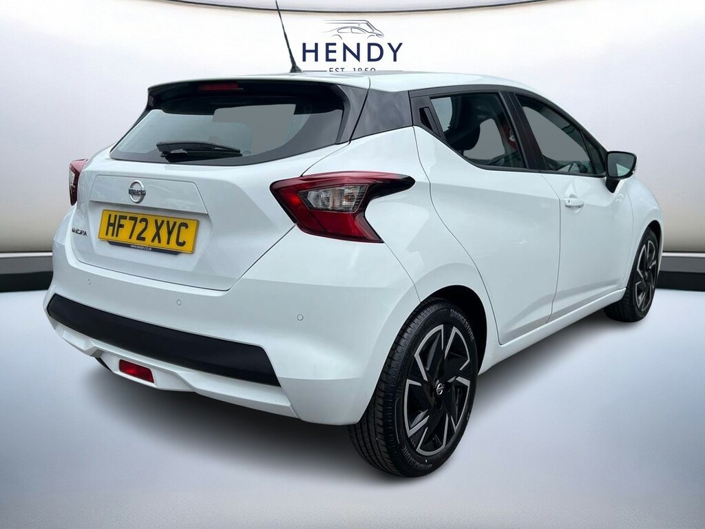 Nissan Micra 1.0 Ig-t 92 Acenta HF72XYC White #4