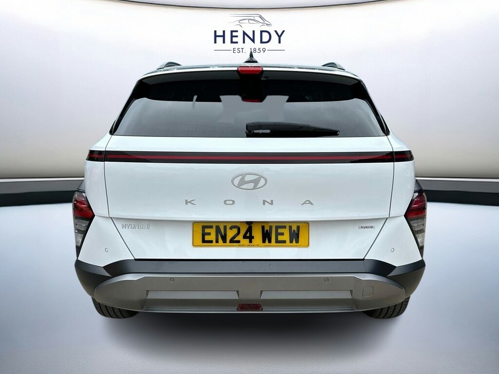 Hyundai Kona 1.6 Gdi Hybrid Ultimate Dct EN24WEW White #5