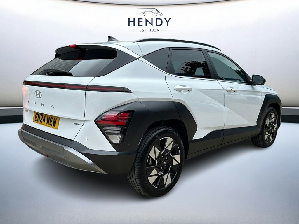 Hyundai Kona 1.6 Gdi Hybrid Ultimate Dct EN24WEW White #4