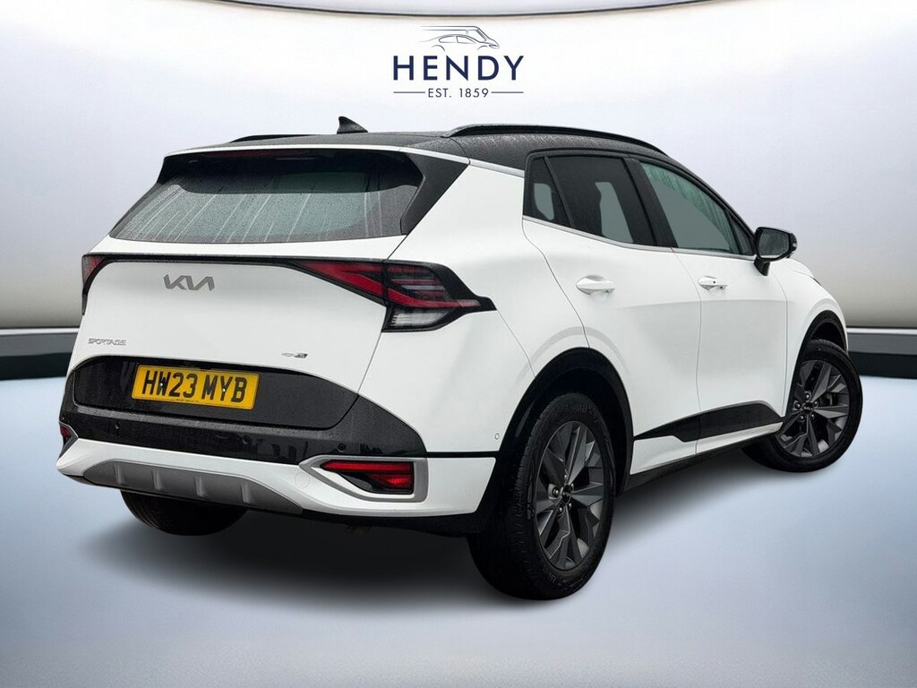 Kia Sportage 1.6T Gdi Hev Gt-line S HW23MYB White #4